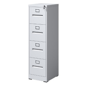 Dexmalle 4 Drawer File Vertical Metal Cabinet with Lock - 1 of 4