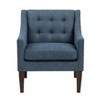 Okak Accent Chair Contemporary Living Room Chair with Upholstered Button-Tufted Fabric Cushion Comfy Armchair for Reading Room Bedroom - 4 of 4