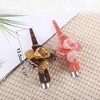 Unique Bargains Women's Metal Long Duckbill Hair Clips Pink Dark Coffee 5.31" 2 Pcs - 4 of 4