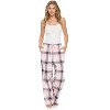 Casual Nights Women's Flannel Pajama Sleep Pants, Super Soft Plaid Pjs Bottoms - 2 of 4