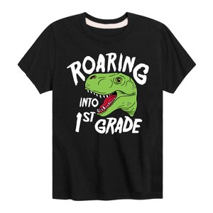 Boys' - Instant Message - Roaring Into 1st Grade Short Sleeve Graphic T-Shirt - 1 of 4