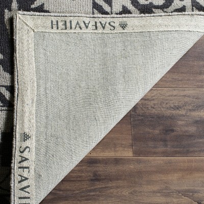 Handmade Silver/Grey Wool Tufted Rectangular Area Rug