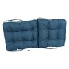 Blazing Needles, 18-inch by 38-inch Spun Polyester Solid Outdoor Tufted Chair Cushion - 2 of 2