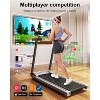 DeerRun Walking Treadmills 16.53 X 44.09 Inch Running Area 3HP Folding Treadmills Folding Smart Walk Treadmills - 3 of 4
