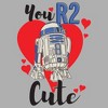 Boy's Star Wars Valentine's Day You R2 Cute T-Shirt - image 2 of 4