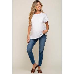 PinkBlush Navy Maternity Skinny Jean - 1 of 4