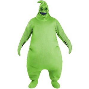 HalloweenCostumes.com 2X/3X   Adult Plus Size Oogie Boogie Halloween Costume | Disney Nightmare Before Christmas Costumes,  Black/Green - 1 of 4