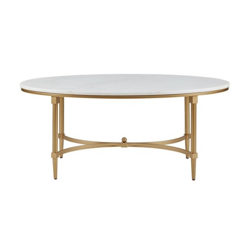 Bordeaux Coffee Table White/Gold : Target