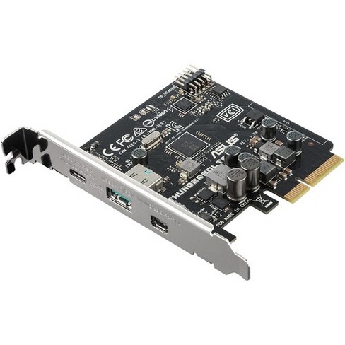 Asus Thunderboltex 3 Thunderbolt Usb Adapter Pci Express 3 0 X4 Plug In Card 1 Usb Port S 1 Thunderbolt Port S 1 Usb 3 1 Port S Pc Target