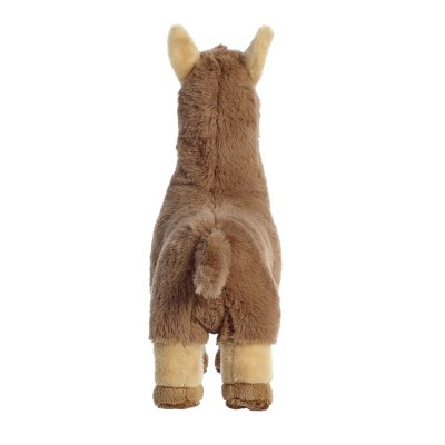 Eco-Friendly Medium Brown Llama Plush with Recycled Materials