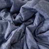 Solid Color Checkered Cooling Blanket, Lightweight & Breathable Summer Quilt, Washable Cooling-Tech Fabric, 59"x79", Blue - 4 of 4