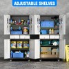 AOBABO 31.5 in. W x 72 in. H x 16.5 in. D Metal Rolling Garage Storage Cabinet Steel Freestanding Cabinet - 4 of 4