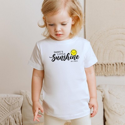 The Juniper Shop SmileyWorld Daddy's Little Sunshine Toddler Short Sleeve Tee