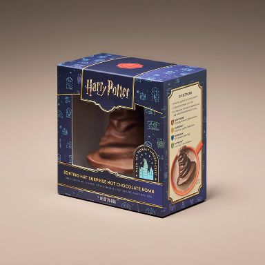 Harry Potter Sorting Hat Color Changing Hot Cocoa Bomb Gift Box - 2oz