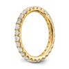 Black Bow Jewelry 2mm 14K Gold U Shared Prong 1.0 Ctw Diamond Eternity Band - 4 of 4