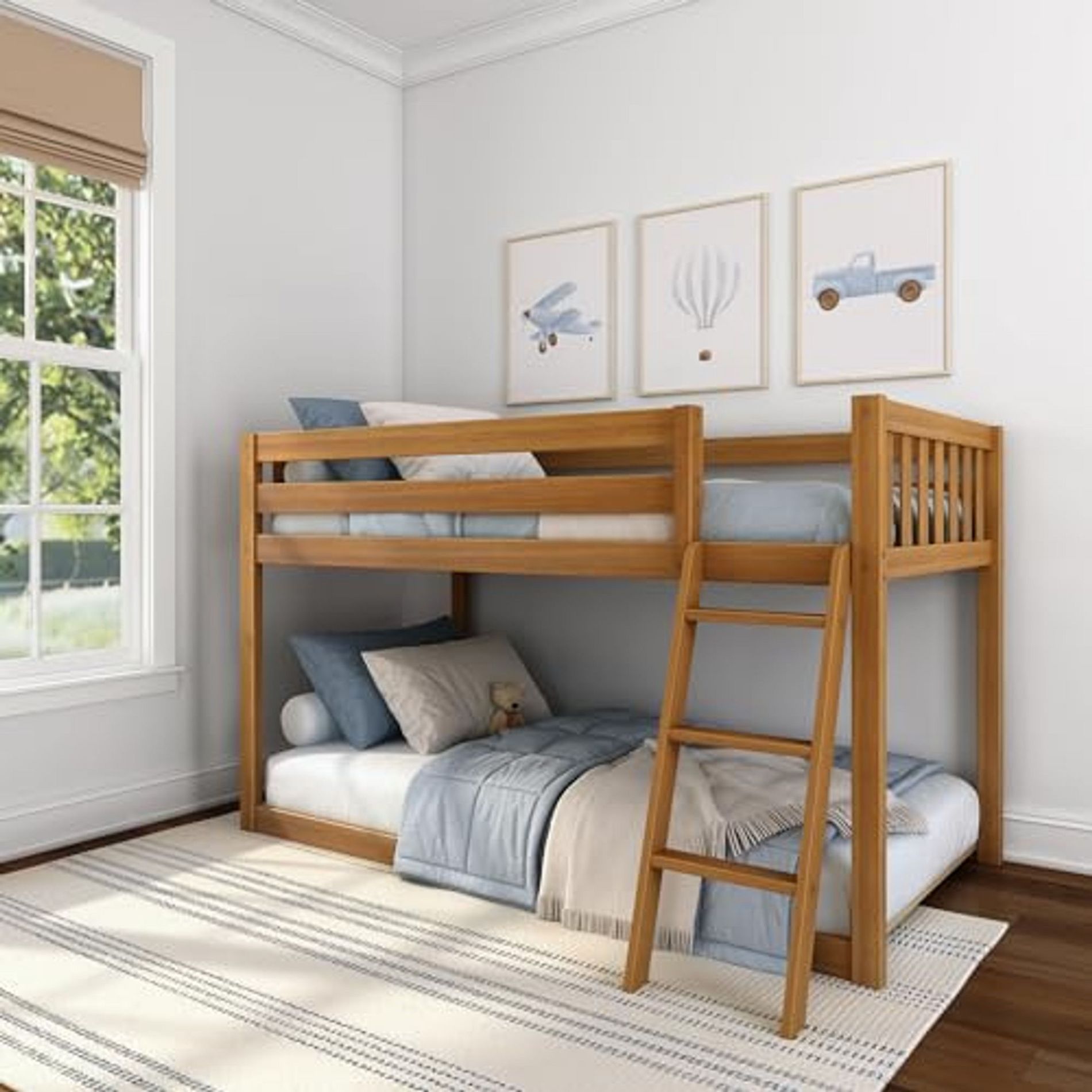 Max & Lily Fundamentals Low Bunk, Pecan