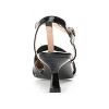 Journee Collection Women's Medium and Wide Width Jazlynn Buckle Kitten Heel Pointed Toe Pumps - 3 of 4