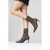 Thalin - Brown Side-Zip Stiletto Boot (Women) | Prologue Shoes - 4 of 4