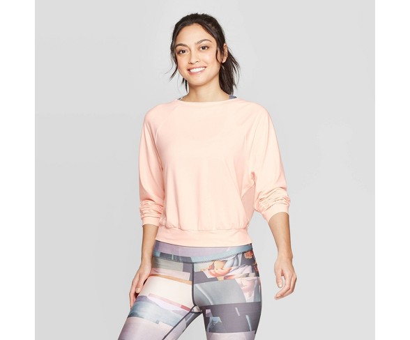 Women's Activewear Sweatshirt - JoyLab&#153; Pale Peach XS