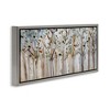 Stupell Industries Bare Branch Trees Birch Forest Floating Frame Canvas Art, Gray, 25" x 11" - 2 of 4
