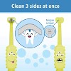 Dr. Brown's Tooth Scrubber Triple Sided Training Toddler Toothbrush - Green - 3 of 4