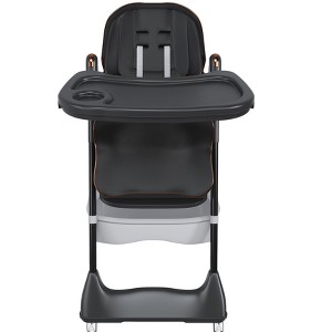 Yinvani Black Adjustable Baby High Chair with Safety Belt - 1 of 4