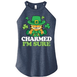 Women's - Garfield - Charmed I'm Sure Graphic High Neck Tank - 1 of 3