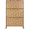 CAVINAS Patio Decorative Screen Metal Fence Privacy Screen with Arrow Pattern for Outside and Garden, 76" H×48" W - 4 of 4