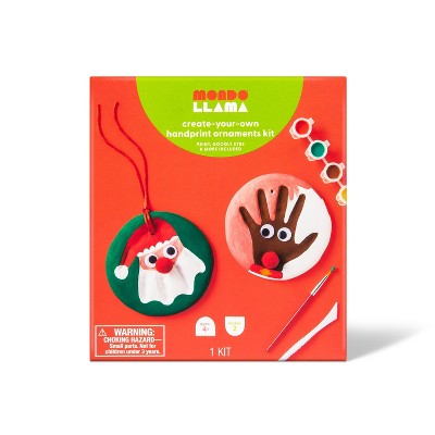 2pk Hand Print Ornament Craft Kit - Mondo Llama™