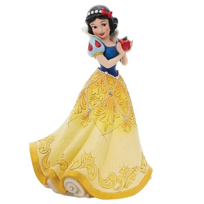 Snow White Crystal-Embellished Painted Resin Figurine, 15 Inches