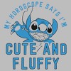 Girl's Lilo & Stitch My Horoscope Says I'm Cute and Fluffy T-Shirt - 2 of 4