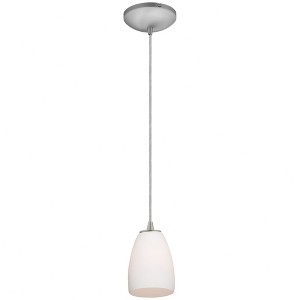 Access Lighting Sherry 1 - Light Pendant in  Brushed Steel - 1 of 2