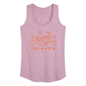 Women's - Friends - Cornucopia Graphic Racerback Tank - 1 of 4