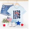 Simply Sage Market Women's 1776 Patriotic Lips Short Sleeve Graphic Tee - 3 of 3