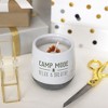 Pavilion Gift Company - Camp Mode - 11 oz - 100% Soy Wax Reveal Candle Scent: Serenity - Flame Candles - 4 of 4