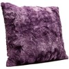 Chanasya Wolf Faux Fur Square Throw Pillow Covers - 2 Pieces - 18" x 18” - 4 of 4