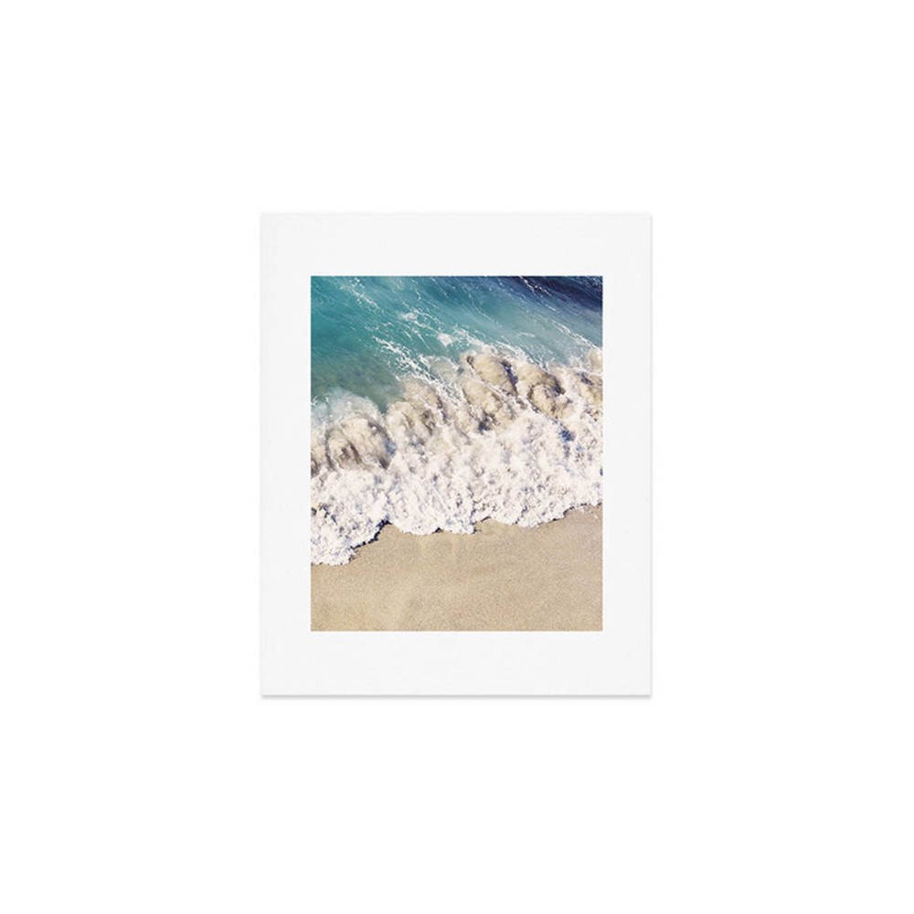 Photos - Other Decoration Deny Designs 8"x10" Bree Madden Breaking Shore Unframed Wall Art: Modern Ocean Photography for Room Decor