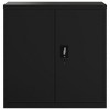 vidaXL File Cabinet Black 35.4 in.x15.7 in.x35.4 in. Steel - 3 of 4