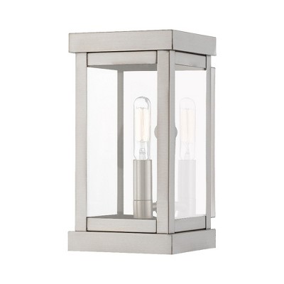 Livex Lighting Hopewell 1 - Light Wall Light in  Brushed Nickel