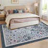 Fulvari Area Rug,Rugs for Living Room & Bedroom,Bohemian Washable Rug with TPR Gripper,Recycled Polyester Low-Pile Pet & Kid Safe - 3 of 4
