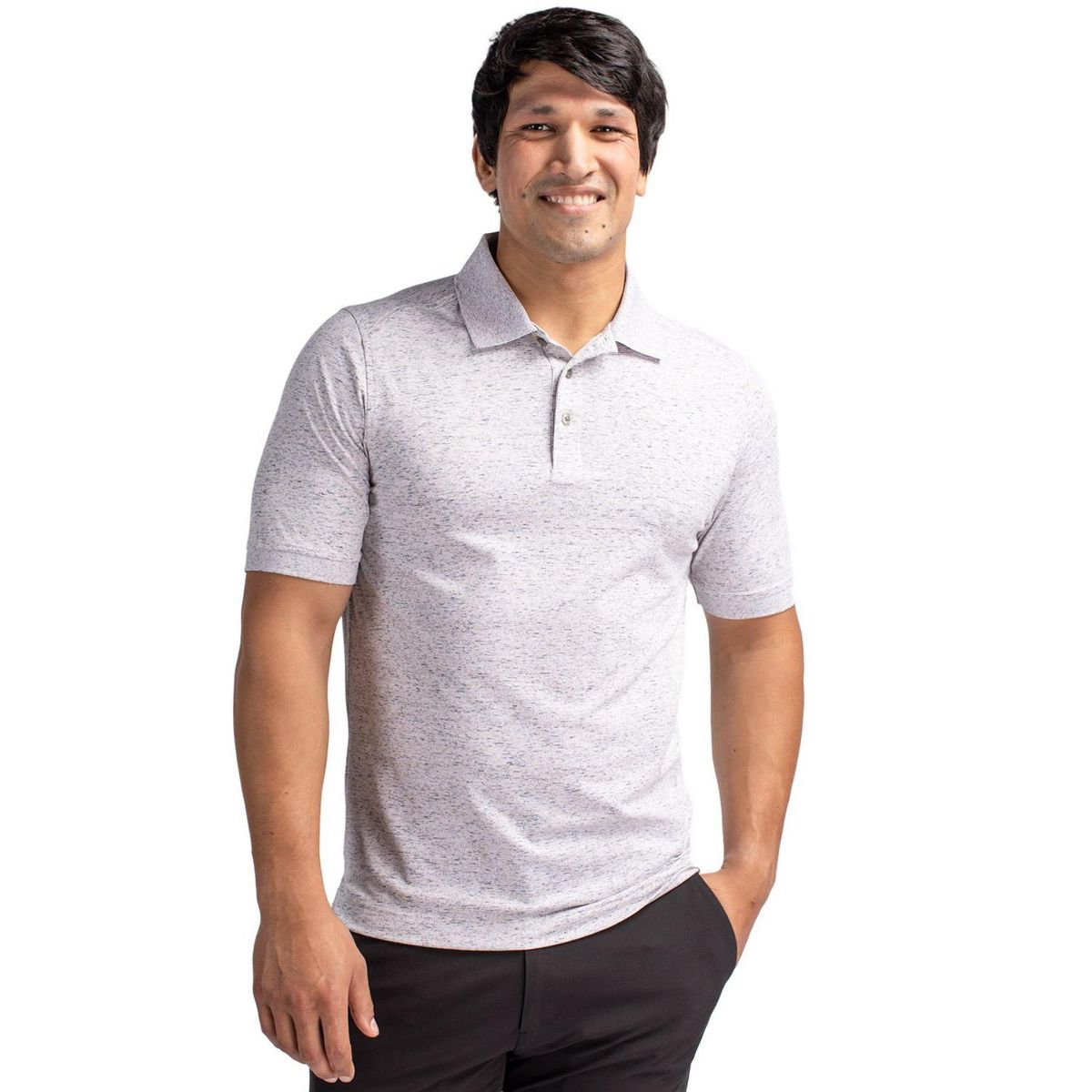 Cutter & Buck Advantage Tri-Blend Space Dye Mens Polo Shirt - thumbnail 6