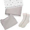 Pure Fiber Women's Three Piece Be Home Pajama Gift Set - 2 of 4