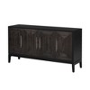 NicBex Retro Buffet Cabinet with Storage Versatile 4-Door Sideboard Cabinet with Brushed Doors and Fir Veneer, Featuring Elegant Handles - 3 of 4