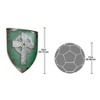 Design Toscano Celtic Warriors Sculptural Wall Shield: Set of Two - 3 of 3