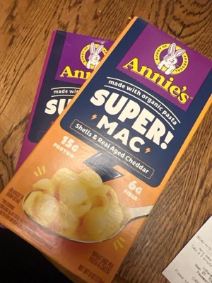 Annie's Super Mac Shells & Real Aged Cheddar Mac And Cheese - 6oz : Target
