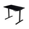 Electric Standing Desk, Whole Piece Adjustable Height Desk, 32 x 20 inches, Black Frame & Black Top - 4 of 4