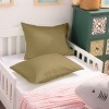 2 Pack 500 Thread Count Cotton Envelope Toddler Pillowcases, Ultra Soft Travel Pillow Cases - NTBAY - 3 of 4
