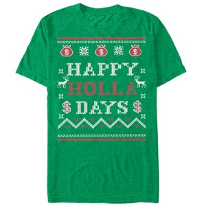 Men's Lost Gods Ugly Christmas Holla Days T-Shirt - 1 of 3