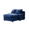 NicBex Couches for Living Room 48.8" Sofa Couch Modern Minimalist Upholstered Sofa Bed Sleeper with 3 Throw Pillows for Apartment - 2 of 4