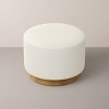 Round Ottoman with Plinth Base - Hearth & Hand™ with Magnolia - 2 of 4